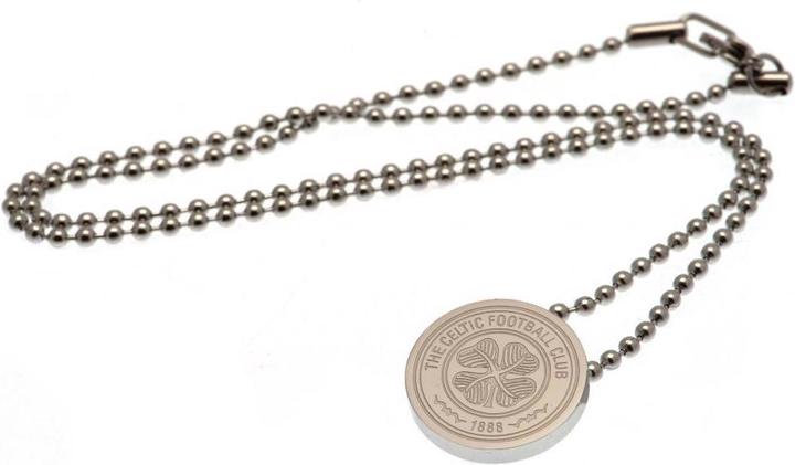 Produktbild Celtic FC Wappen Halskette mit Anhänger Edelstahl (100% synthetisches Material)