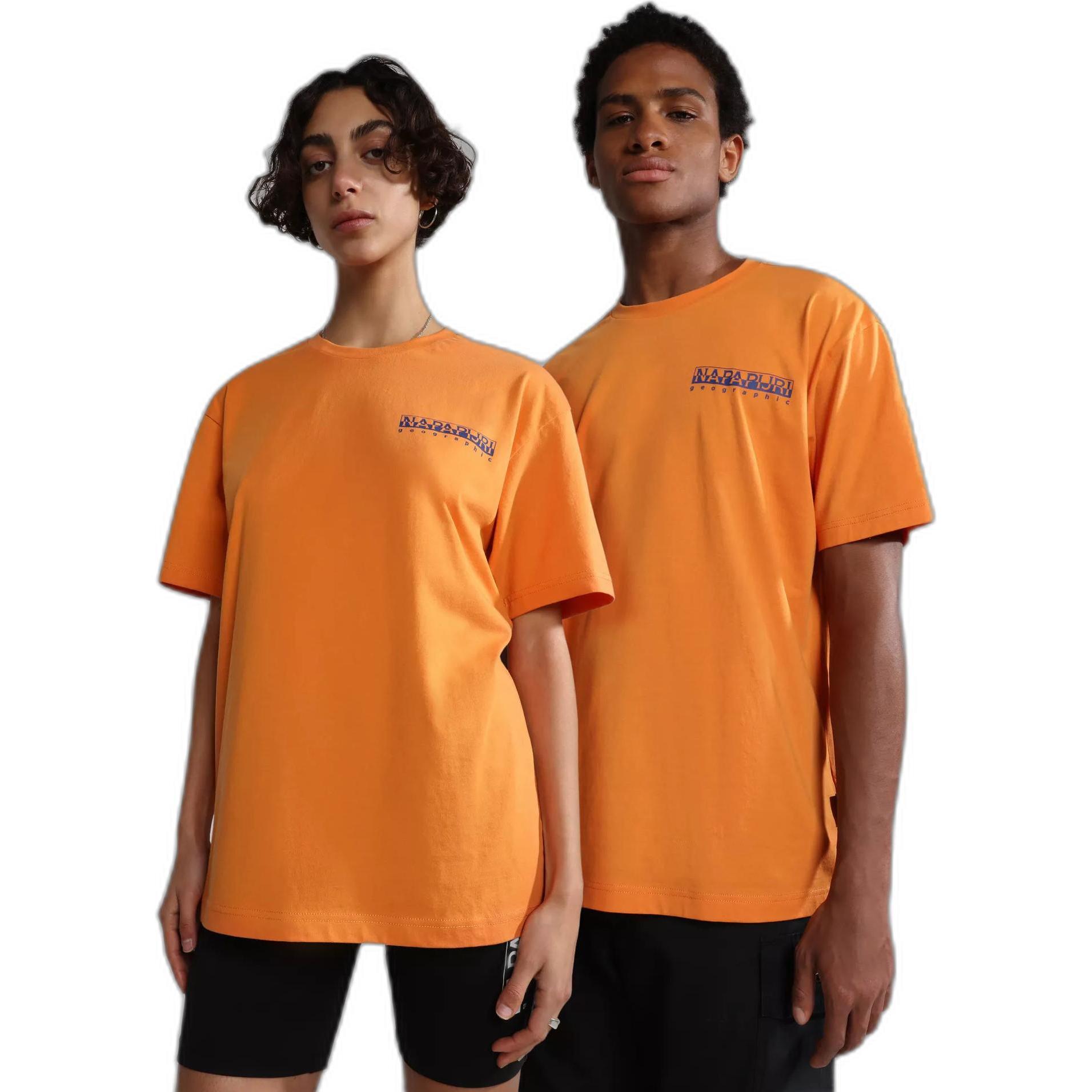 Thumbnail - Napapijri, Herren, Shirt, t-shirt, Orange, (XS)