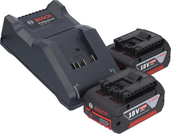 Actual product image Bosch Professional Bosch GSB 18V-55 Professional Battery Impact Drill 18 V 55 Nm Brushless ( 0615990L7C ) + 2x (Rechargeable battery operated)