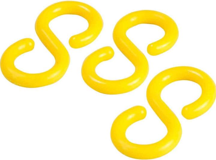 Actual product image Brady B-900, connecting hooks, polyethylene, yellow, 50mm width (36 pieces per pack)