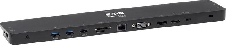 Image du produit Eaton Station d'accueil USB-C triple affichage 4K HDMI & DP VGA USB 3.2 Gen 1 Hub USB-A/C GbE 100W PD Cha (USB-C, 4 Ports)