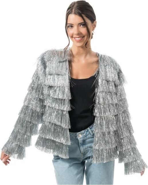 Produktbild Chaks Lametta Jacke: Silber (M)