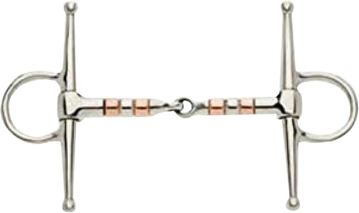 Actual product image Lorina Copper roller single broken shank snaffle