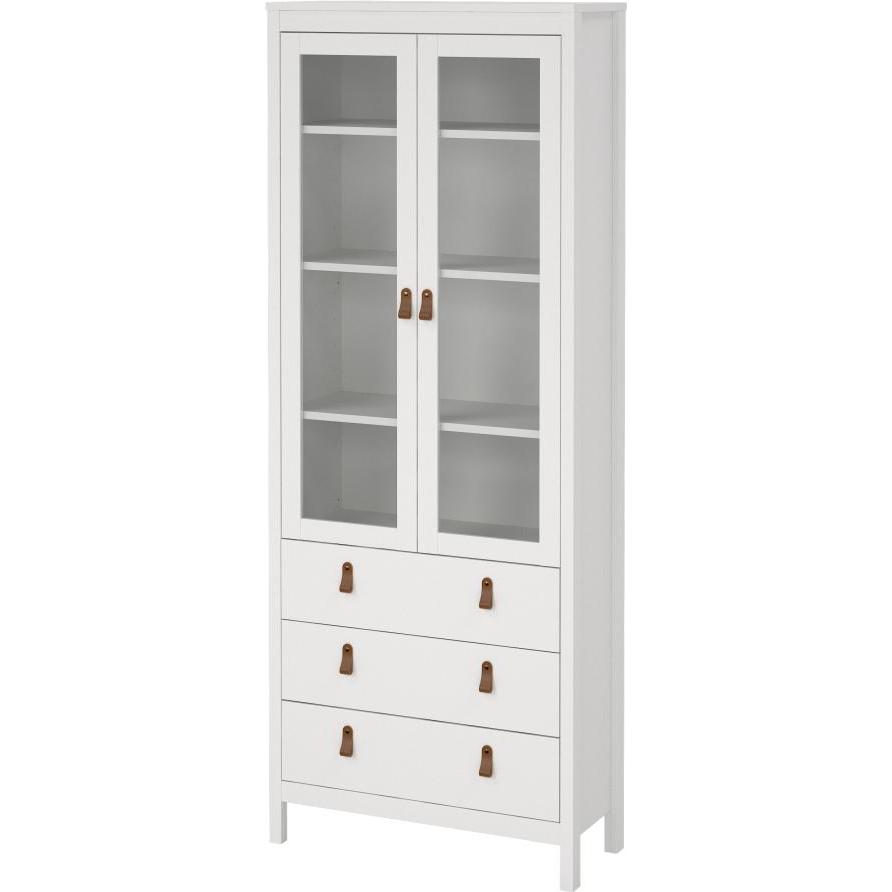 Ebuy24, Vitrine + Buffetschrank, Vitrinenschrank Madrid (78 x 33 cm)