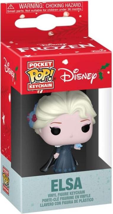 Actual product image Funko Disney Princess POP! Vinyl Schlüsselanhänger 4 cm Holiday Elsa Display (12)