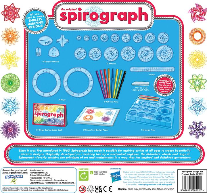 Actual product image Sheny Spirograph game set with markers