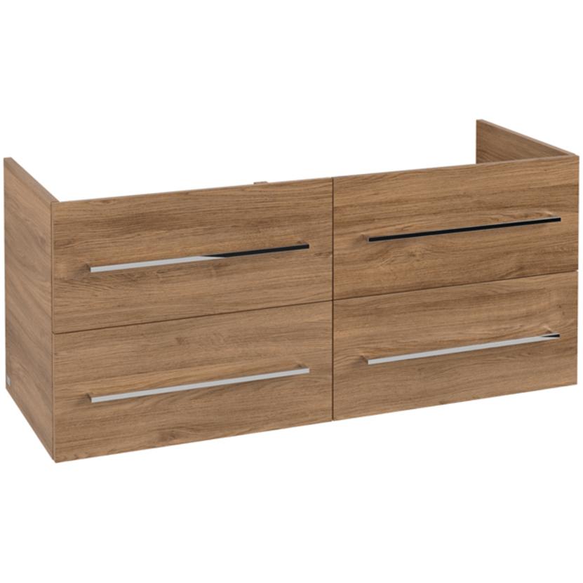 Villeroy & Boch, Waschbeckenunterschrank, Avento Waschtischunterschrank A89300, 4 Auszüge, Breite 1180mm (118 x 45.5 x 5...