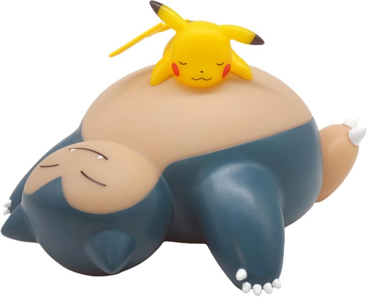 Actual product image Teknofun LED lamp Snorlax + Pikachu 18 cm (touch,lying).