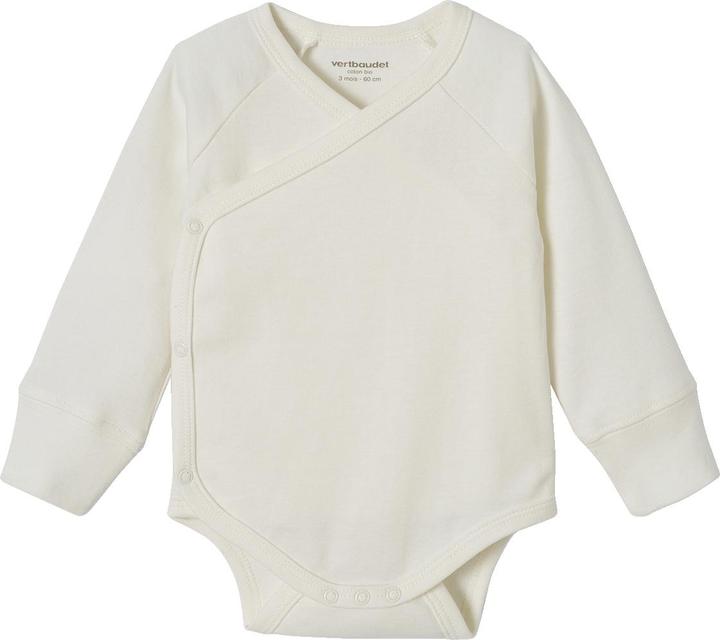 Actual product image Vertbaudet Bio-Kollektion: 5er-Pack mitwachsende Baby Langarmbodys (68)