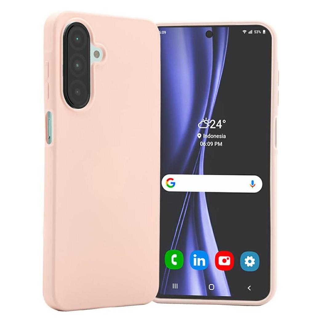 Mercury Beige/Rosa Etui Soft A26 A266 Piaskowy/Pink Sand (Samsung Galaxy A26), Cover Smartphone, Pink