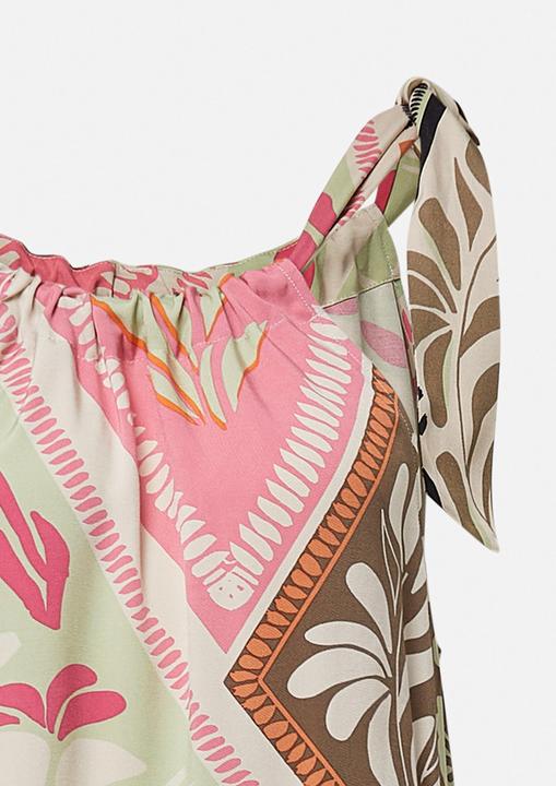 Image du produit Comma Kleid Satiniertes Midi-Kleid mit All-over-Print (40)