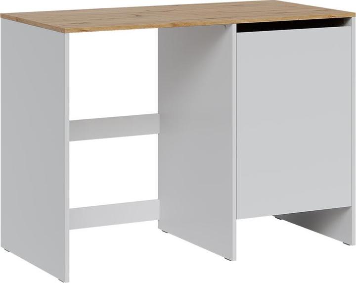 Vicco Washing machine cabinet Viktor, White/Artisan oak, 119.6 x 88.2 cm with 1 door