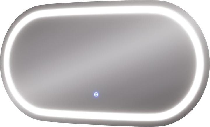Vicco Badezimmerspiegel Miral, Glas, 50 x 100 cm mit Frontlight Beleuchtung
