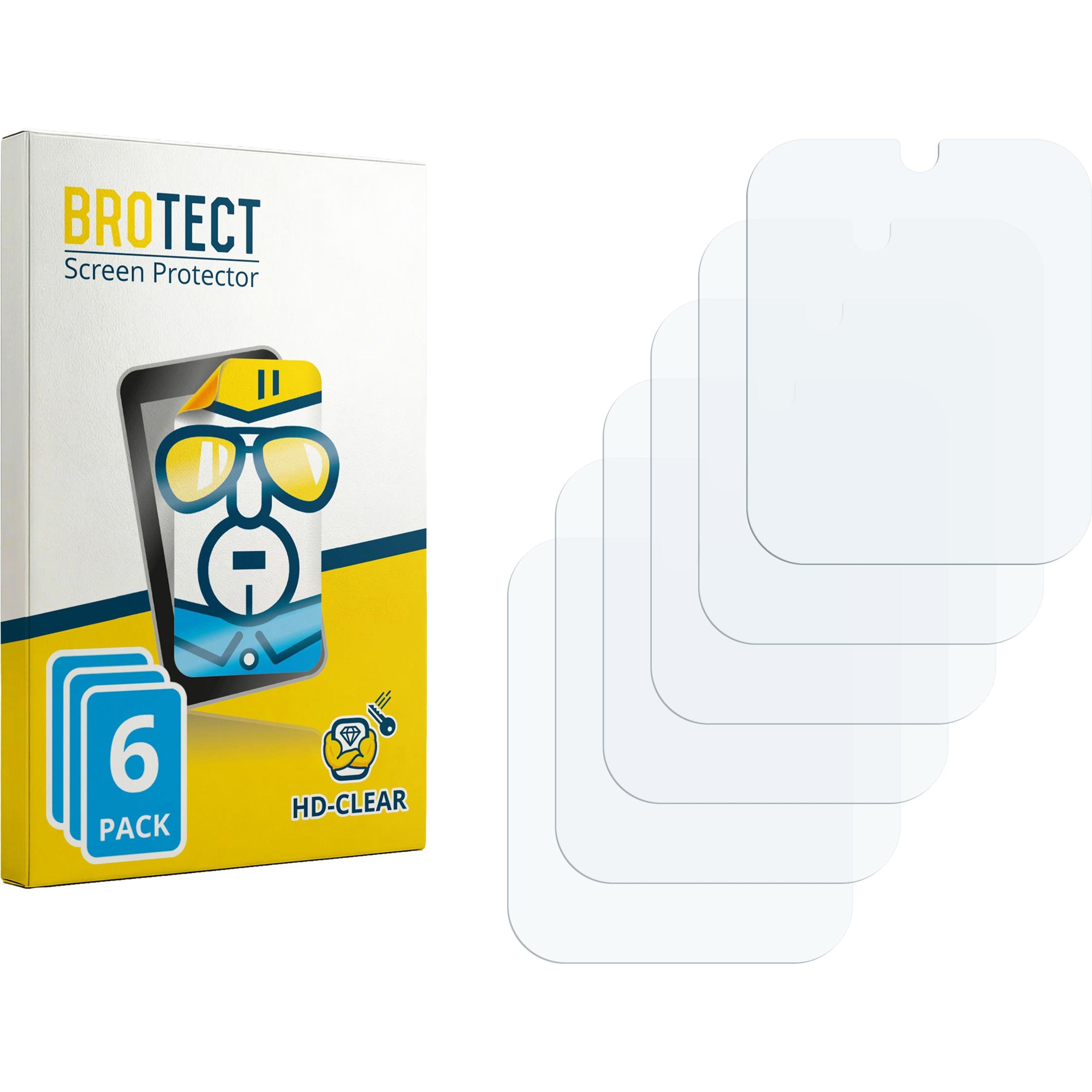BROTECT Pellicola Trasparente, Pellicola protettiva per smartwatch, Trasparente