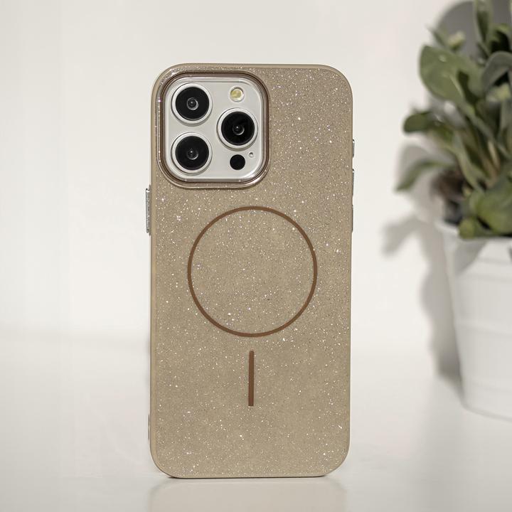 Produktbild OEM Glitter Thin Mag case for iPhone 17 brown (Apple iPhone 17)