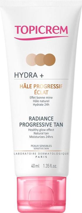 Topicrem HYDRA+ Radiance Progressive Tan (Selbstbräunungstuch, 40 ml)