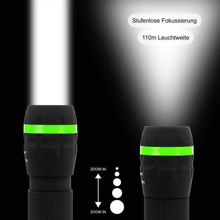 Produktbild Star Trading HyCell Zoom-Flashlight in Blisterverpackung (VPE 6) (10.50 cm, 55 lm)