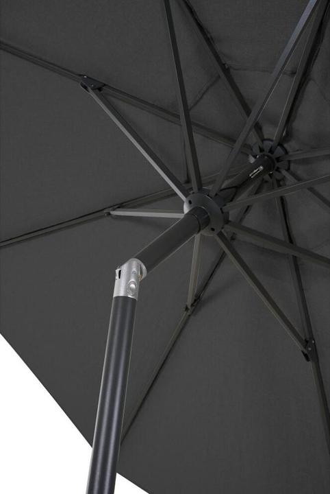 Actual product image Siena Garden Bosco centre pole parasol anthracite/anthracite Ø 300 cm (3 m)