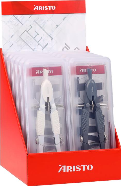 Aristo DISPLAY 12x COMPASS 'TOPLINE' EACH 4 x 55815, 16, 17