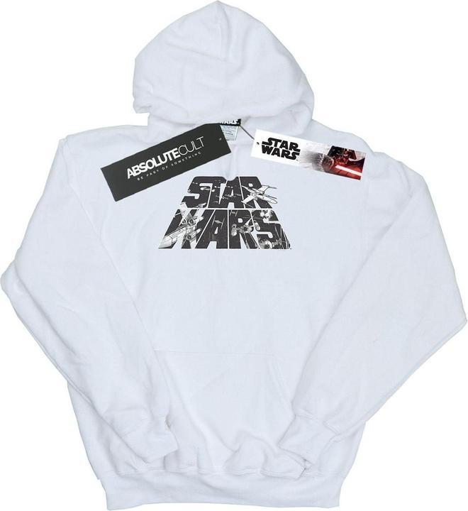 Produktbild Star Wars Logo Space Sketch Kapuzenpullover (XXL)