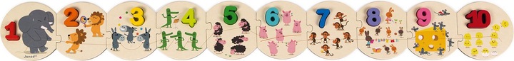 Actual product image Janod learn numbers (10 pieces)