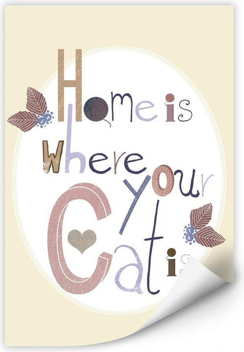 Image du produit Trenddeko Home is where your Cat is (50 x 80 cm)