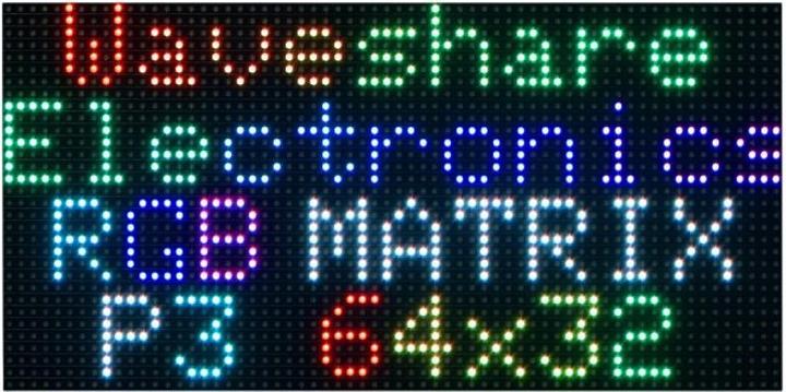 Produktbild WaveShare RGB P3 Matrix Panel 64x32 HUB75