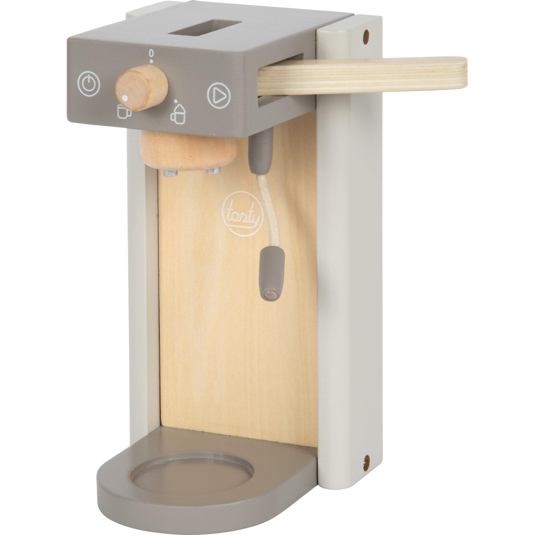 small foot Kaffeemaschinen-Set grau „tasty“