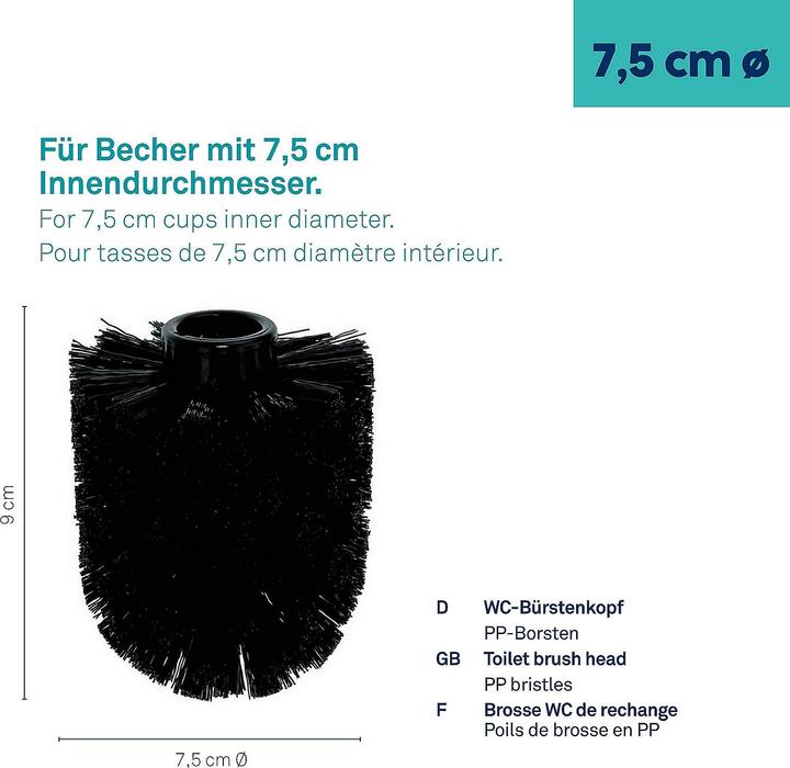 Produktbild Kela Ersatz WC-Bürstenkopf Jay