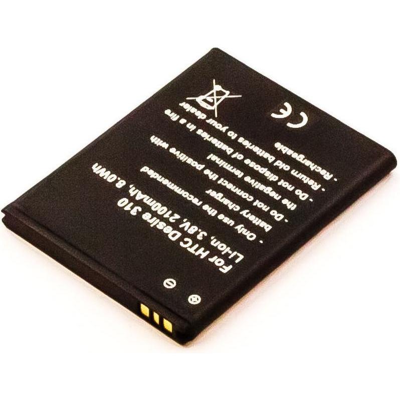 AGI Akku kompatibel mit HTC 35H00221-01M - Akku - 2.100 mAh, Smartphone Akku