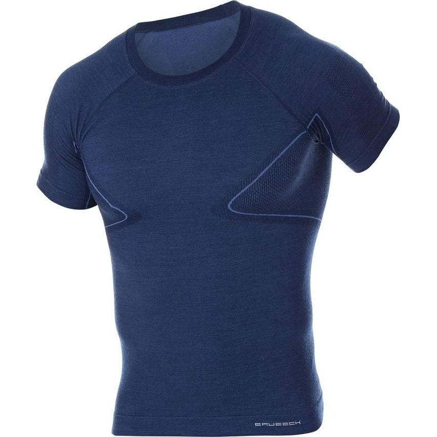 Brueck, Herren, Funktionsshirt, SS11710 Herren-T-Shirt mit kurzen Ärmeln ACTIVE WOOL Graphit M (M), Grau, M