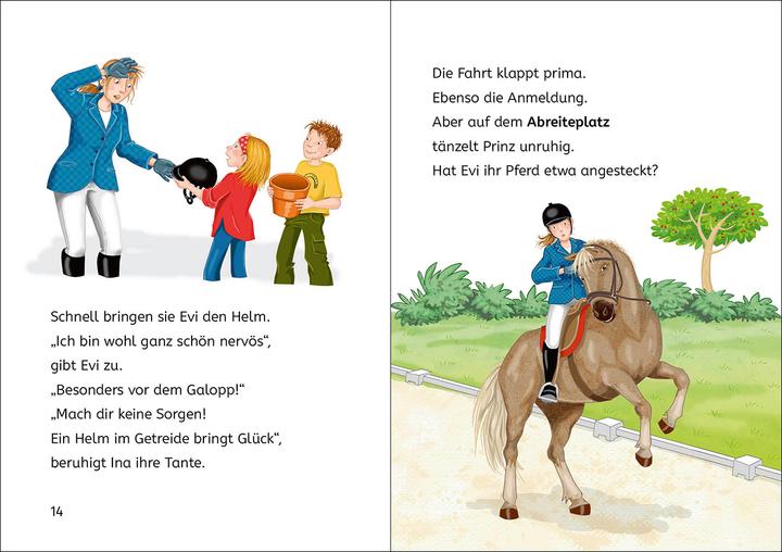 Produktbild Leselöwen 2. Klasse - Geschichten vom Reitturnier (Deutsch, Lisa Althaus, Loewe Erstlesebücher, Michaela Hanauer, 2022)