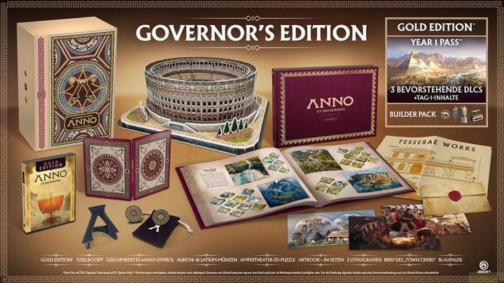 Produktbild Ubisoft Anno 117: Pax Romana - Governor's Edition (Windows, DE, IT, FR)
