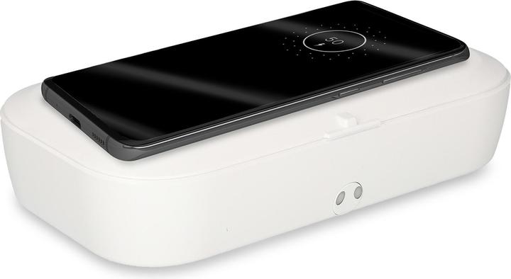 Image du produit KSIX Stérilisateur de boîte à lumière UV avec chargeur sans fil 10W
