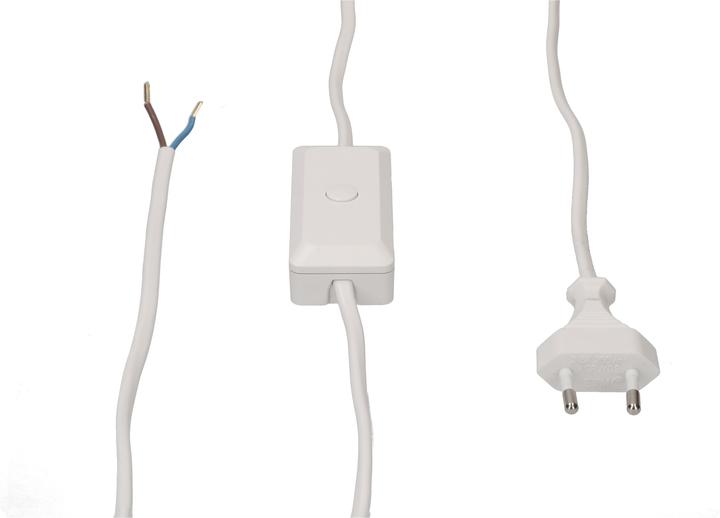 Actual product image Max Hauri TDLF mains cable H03VVH2-F2x0.75 type 26 with universal cord dimmer