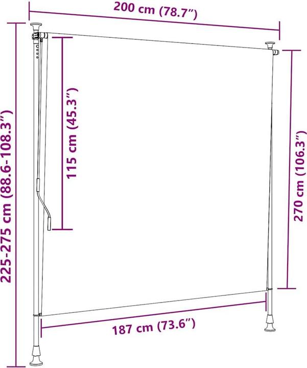 Produktbild vidaXL Katalin (200 x 270 cm)