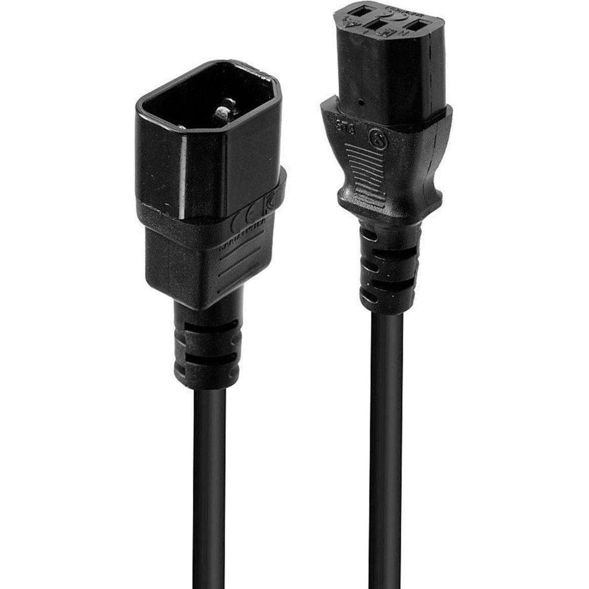Lindy IEC-Netzkabel C14 an IEC C13 (1 m), Stromkabel