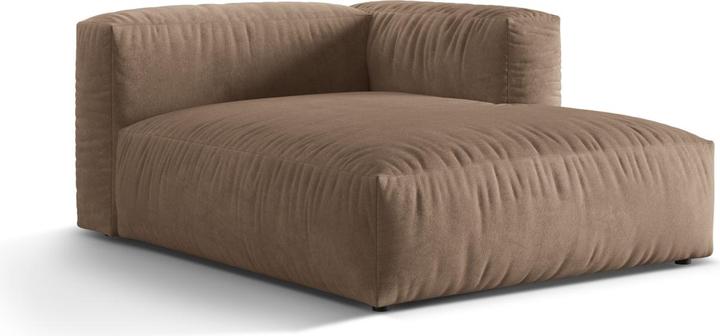 Image du produit Micadoni Chaise longue modulable droite, "Martina", 1 Place, 176x123x75 Fabriqué en Europe (Recamière)