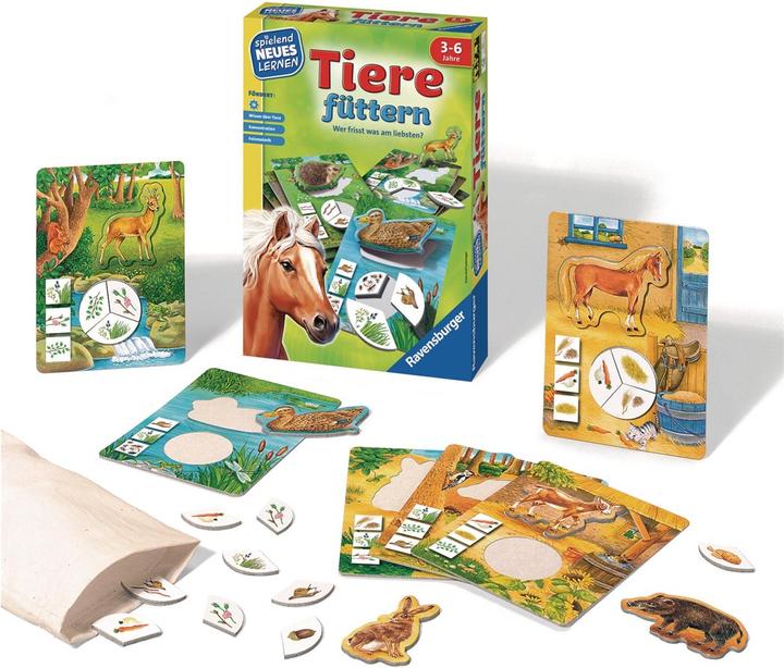 Image du produit Ravensburger Apprendre à nourrir les animaux (Allemand)