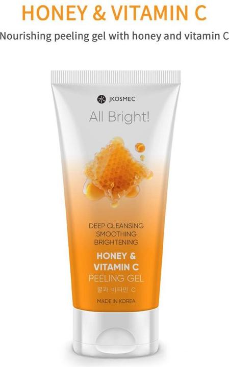 Actual product image JKosmec All Bright Honey and Vitamin C Peeling Gel (180 ml)