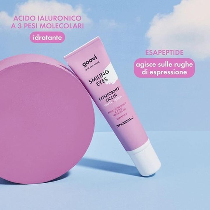 Immagine prodotto Goovi SMILING EYES Crema per gli occhi (Crema per la cura degli occhi, 15 ml, Giorno + Notte)