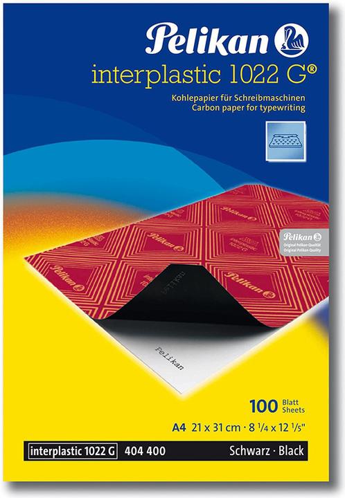 Produktbild Pelikan Kohlepapiere Interplastic (45 g/m², 100x)