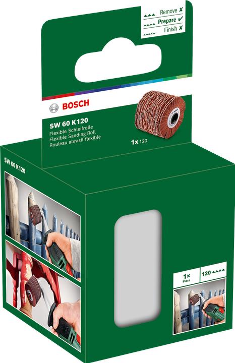 Actual product image Bosch Home & Garden Flexible sanding roller SW 60 K120 for PRR 250 ES and Texoro (120)