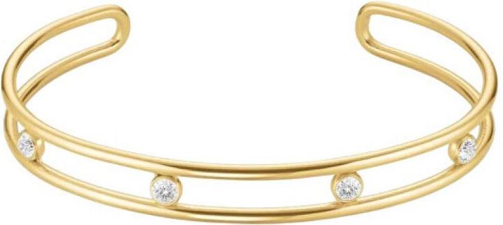 Immagine prodotto Rosefield - Open solid bracelet with clear crystals JB4CG-J1174 (Metallo)
