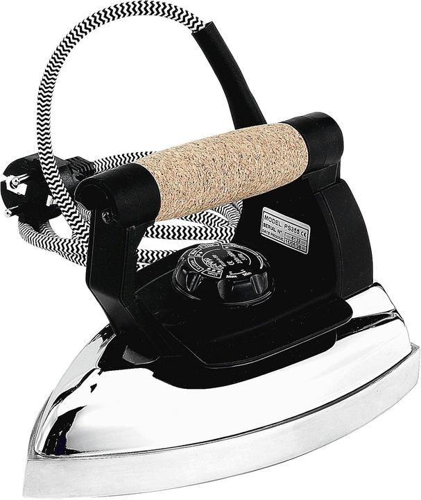 Produktbild Lelit PS355 Bügeleisen Trocken- und Dampfbügeleisen 800 W Schwarz, Edelstahl (800 W)
