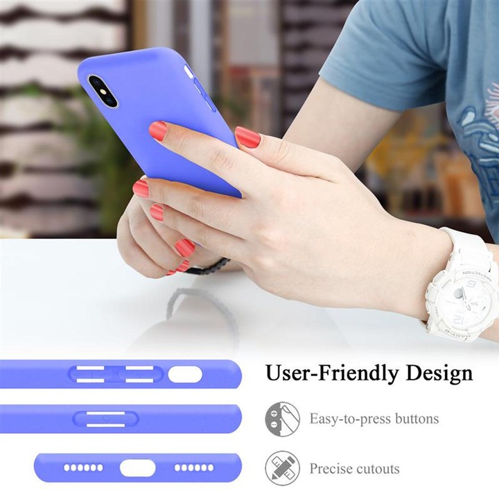 Produktbild Cadorabo TPU Liquid Silicone Case Cover (Apple iPhone X)