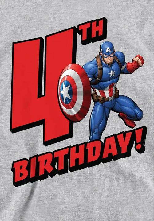 Image du produit Captain America - Sweat à capuche 4TH BIRTHDAY - Enfant (116)