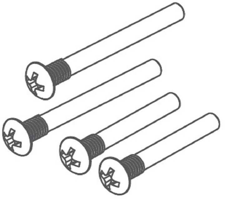 Actual product image Absima Lower Suspension Pin Set f/r