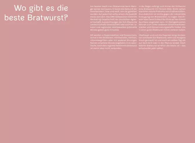 Produktbild Die Bratwurst (Deutsch, Katharina Pflug, Manuel Kohler, Siegfried Zelnhefer, 2023)