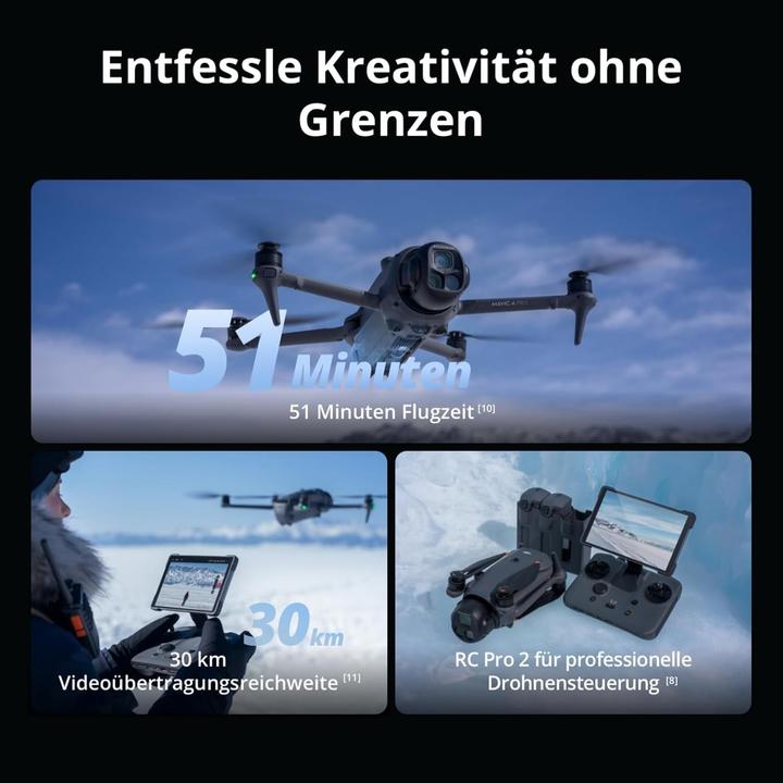 Image du produit DJI Mavic 4 Pro (51 min, 1063 g, 100 Mpx)